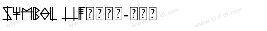 symbol ttf字体下载字体转换
